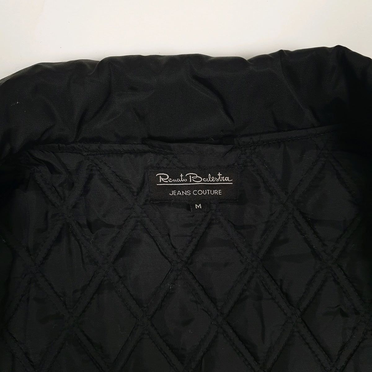 Mens Black Renato Balestra Jeans Couture  Coat
