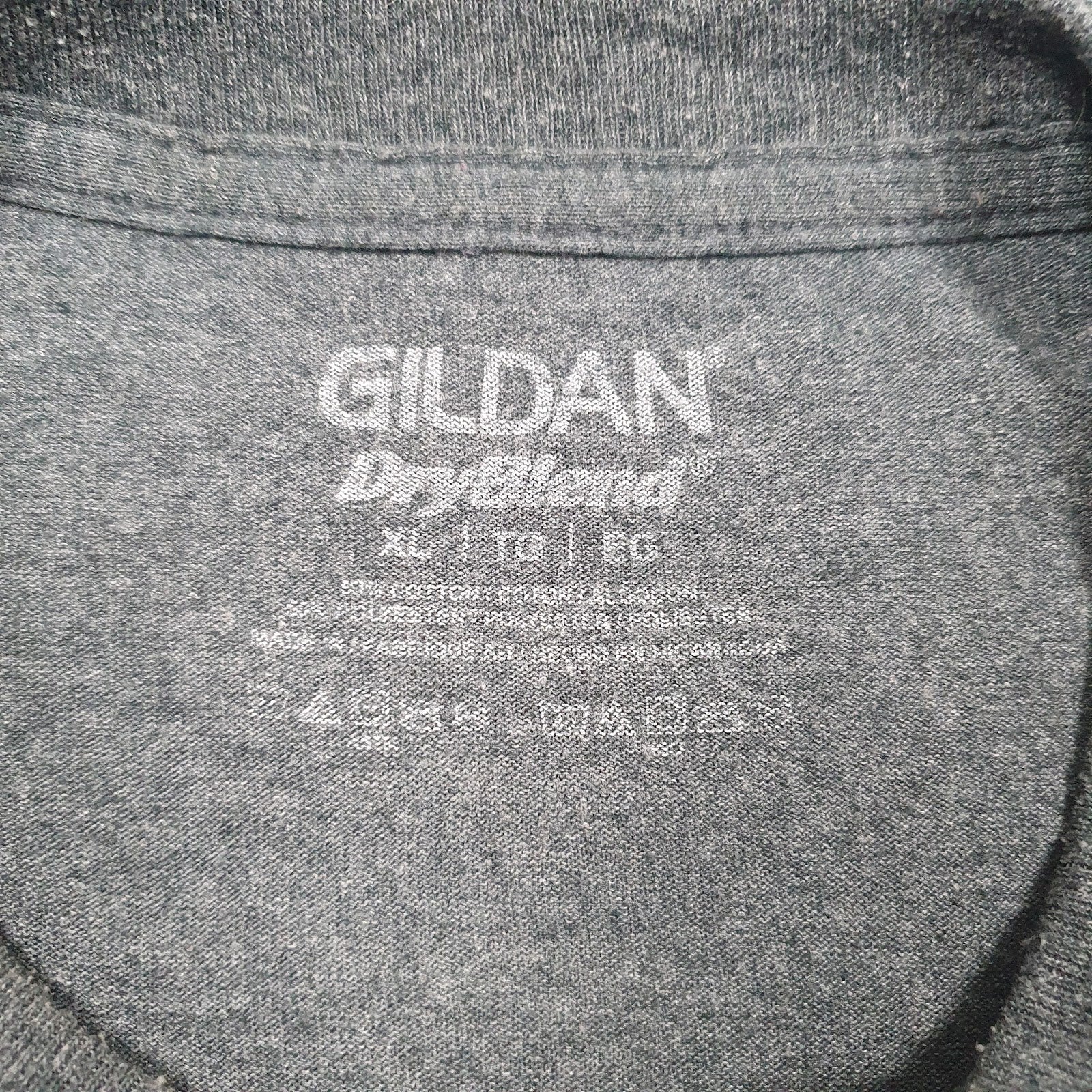 Mens Grey Gildan Pointers Hockey  T Shirt