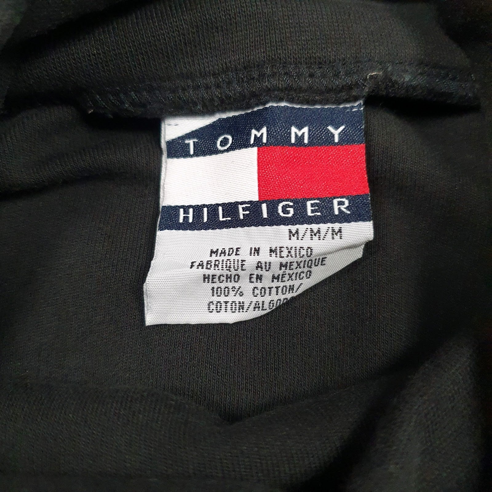 Mens Black Tommy Hilfiger  Shoal Neck Jumper