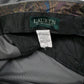Mens Grey Ralph Lauren Double Pleated  Trousers