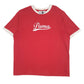 Mens Red Puma Spellout Short Sleeve T Shirt