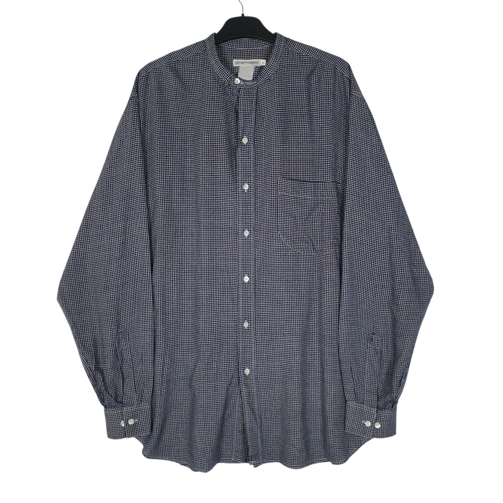 Mens Navy Emporio Armani  Long Sleeve Shirt