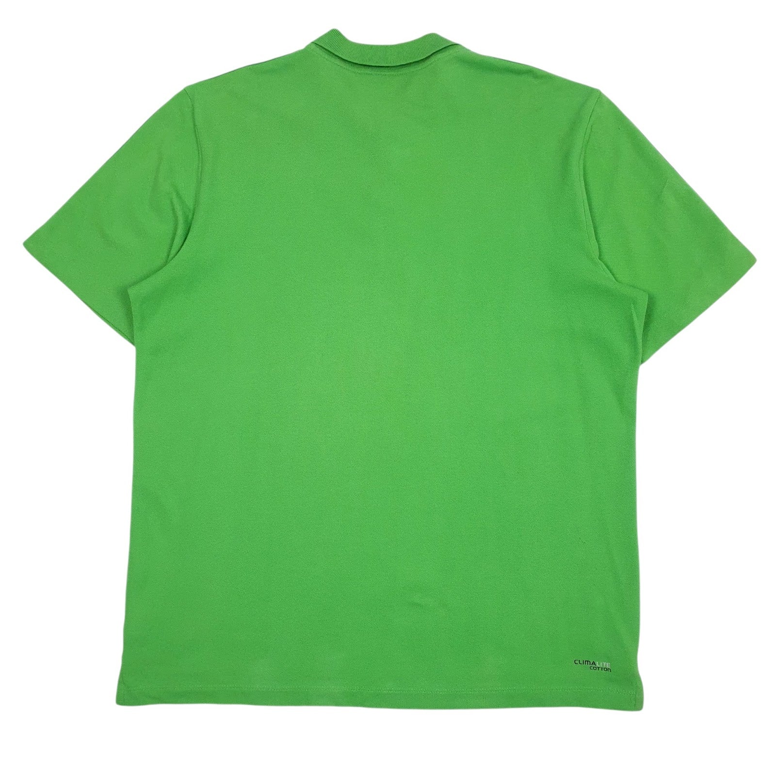 Mens Green Adidas Climalite  Polo Shirt