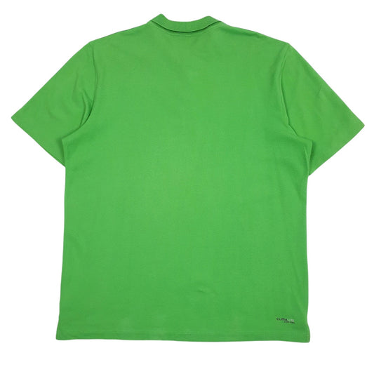 Mens Green Adidas Climalite  Polo Shirt