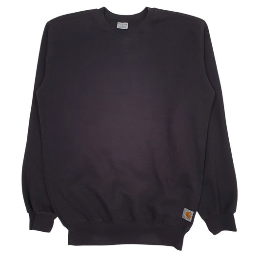 Mens Black Carhartt  Crewneck Jumper