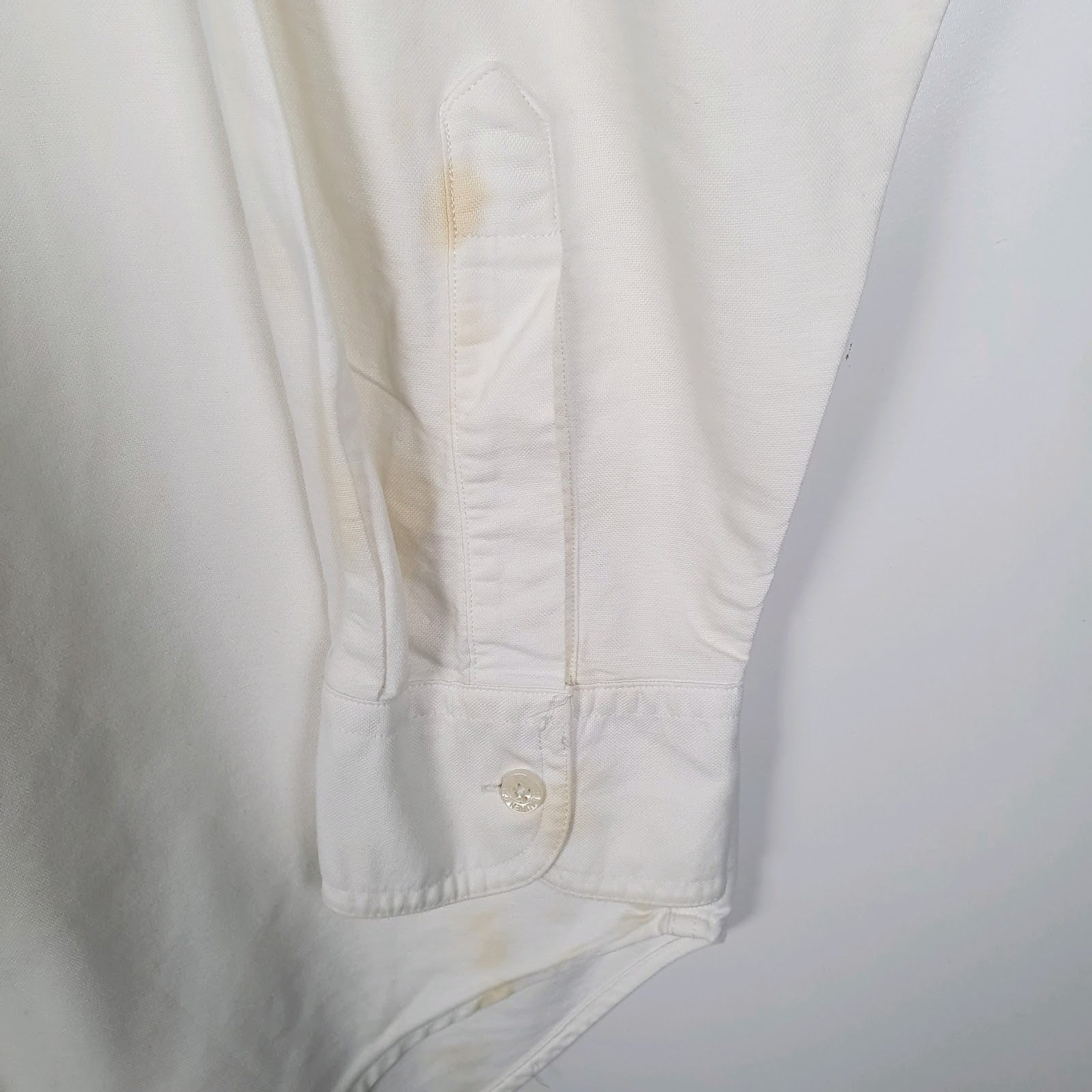 Mens White Ralph Lauren Vintage 90s  Shirt