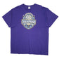 Mens Purple Port & Company Winter Indoor Handball Champions Short Sleeve T Shirt