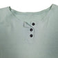 Womens Blue Unbranded Henley Button  T Shirt