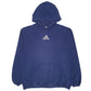 Womens Blue Adidas  Hoodie Jumper