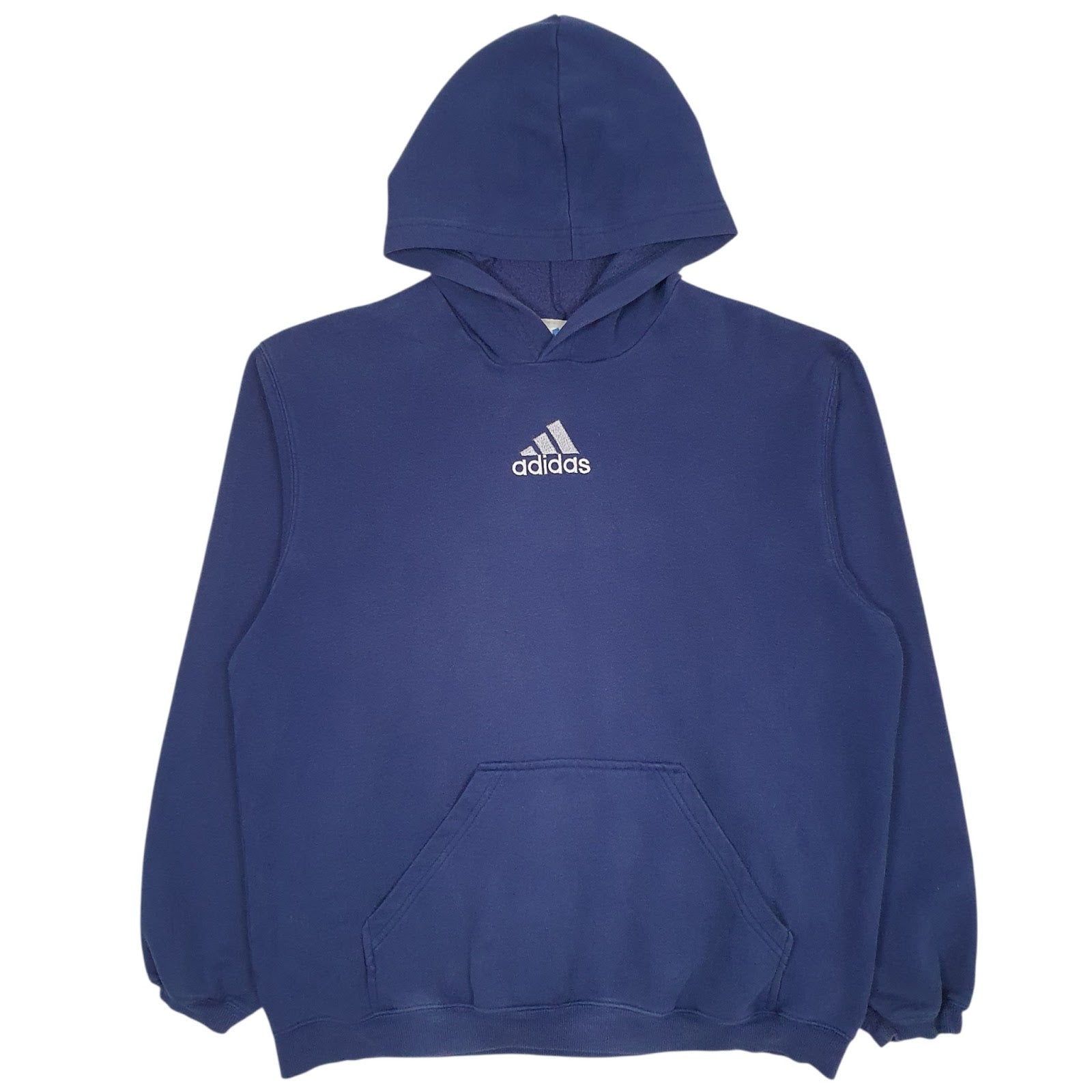 Womens Blue Adidas  Hoodie Jumper
