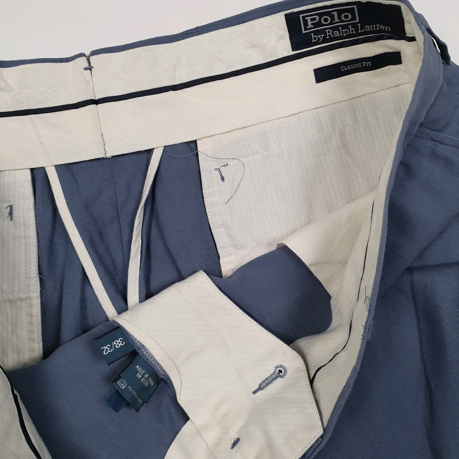 Mens Blue Polo Ralph Lauren Chino  Trousers