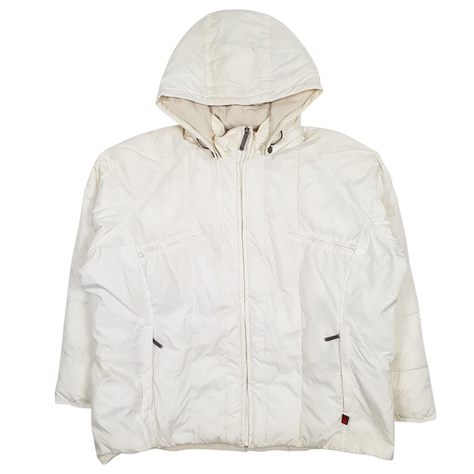 Womens White Woolrich Padded  Coat