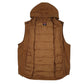 Mens Brown Wrangler Hoodie Workwear  Coat