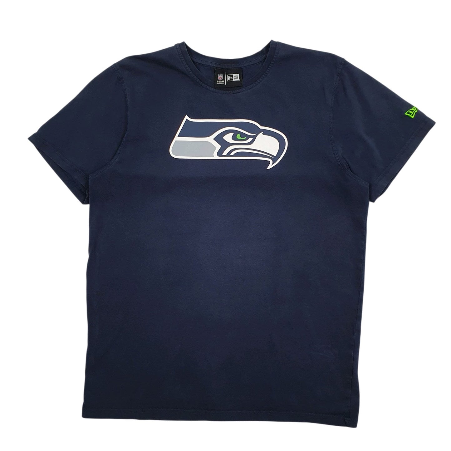 Mens Navy New Era NFL Seattle Seahawks Short Sleeve T Shirt
