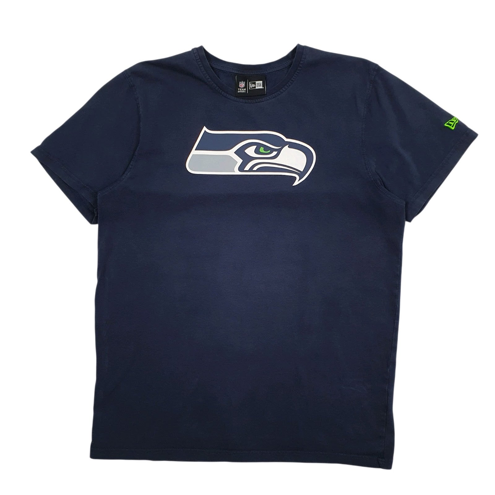 Mens Navy New Era NFL Seattle Seahawks Short Sleeve T Shirt
