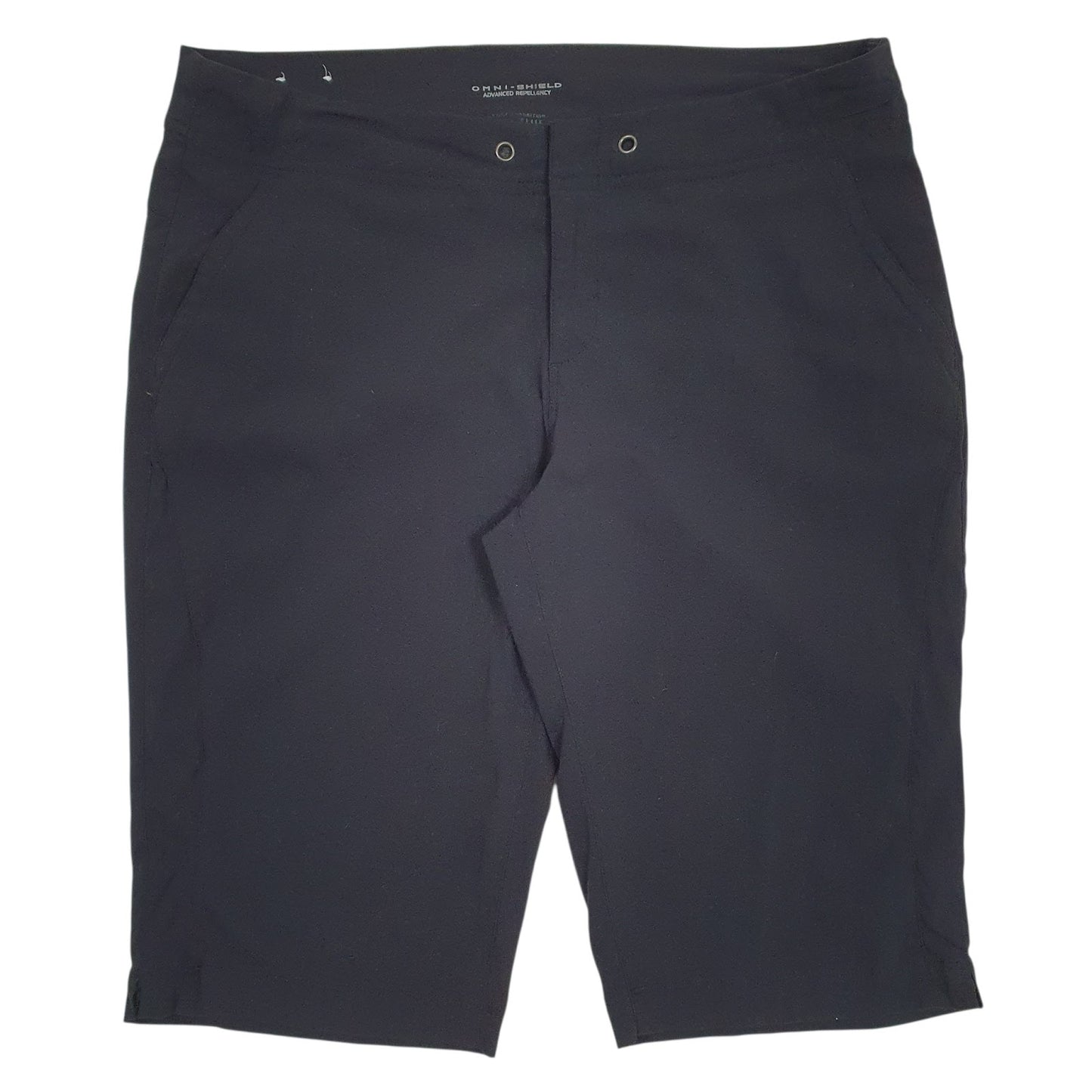 Womens Black Columbia Sportswear Company Omni-Shield Sport Shorts