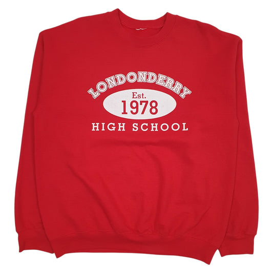 Mens Red Unbranded  Crewneck Jumper