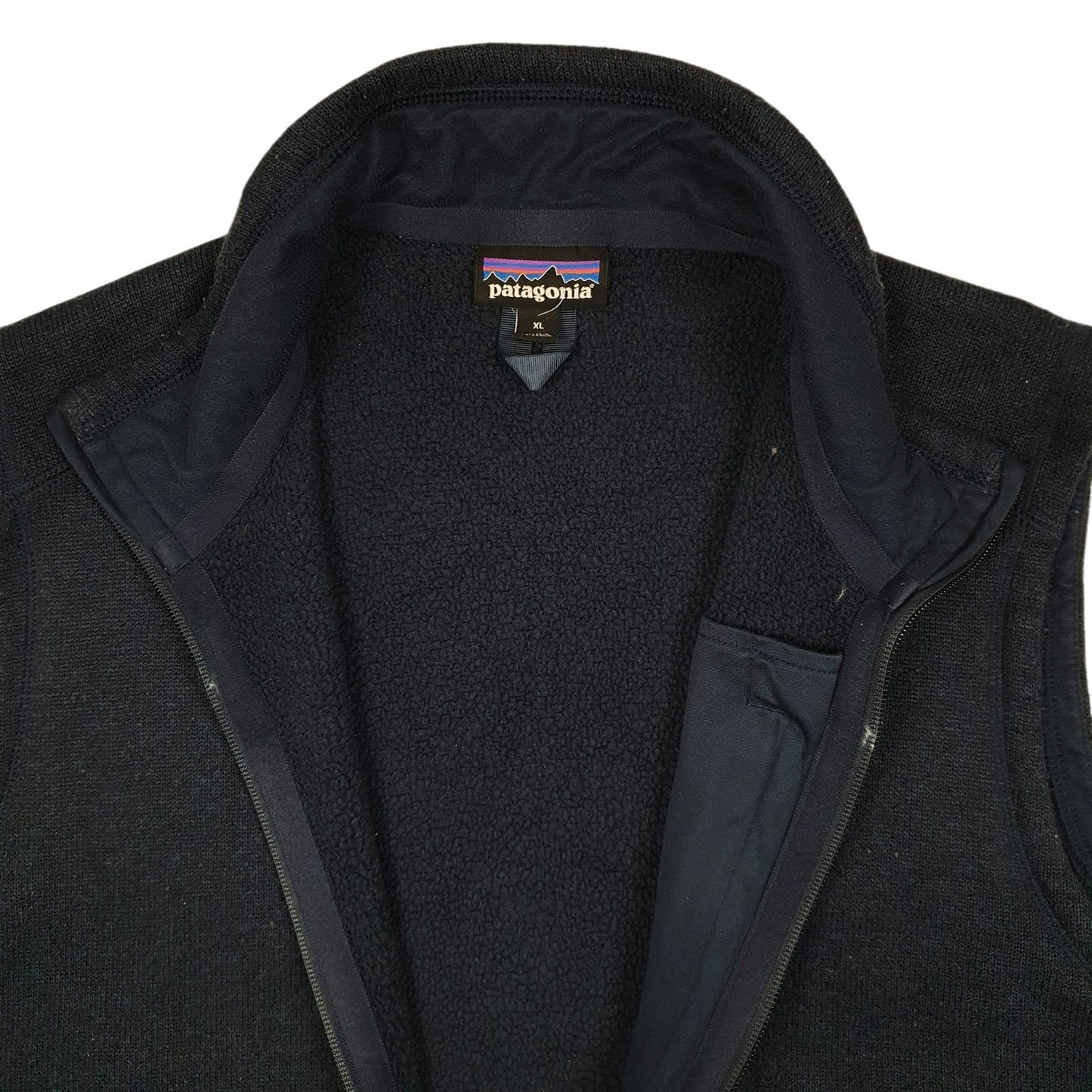Mens Navy Patagonia Better Sweater Gilet Jumper