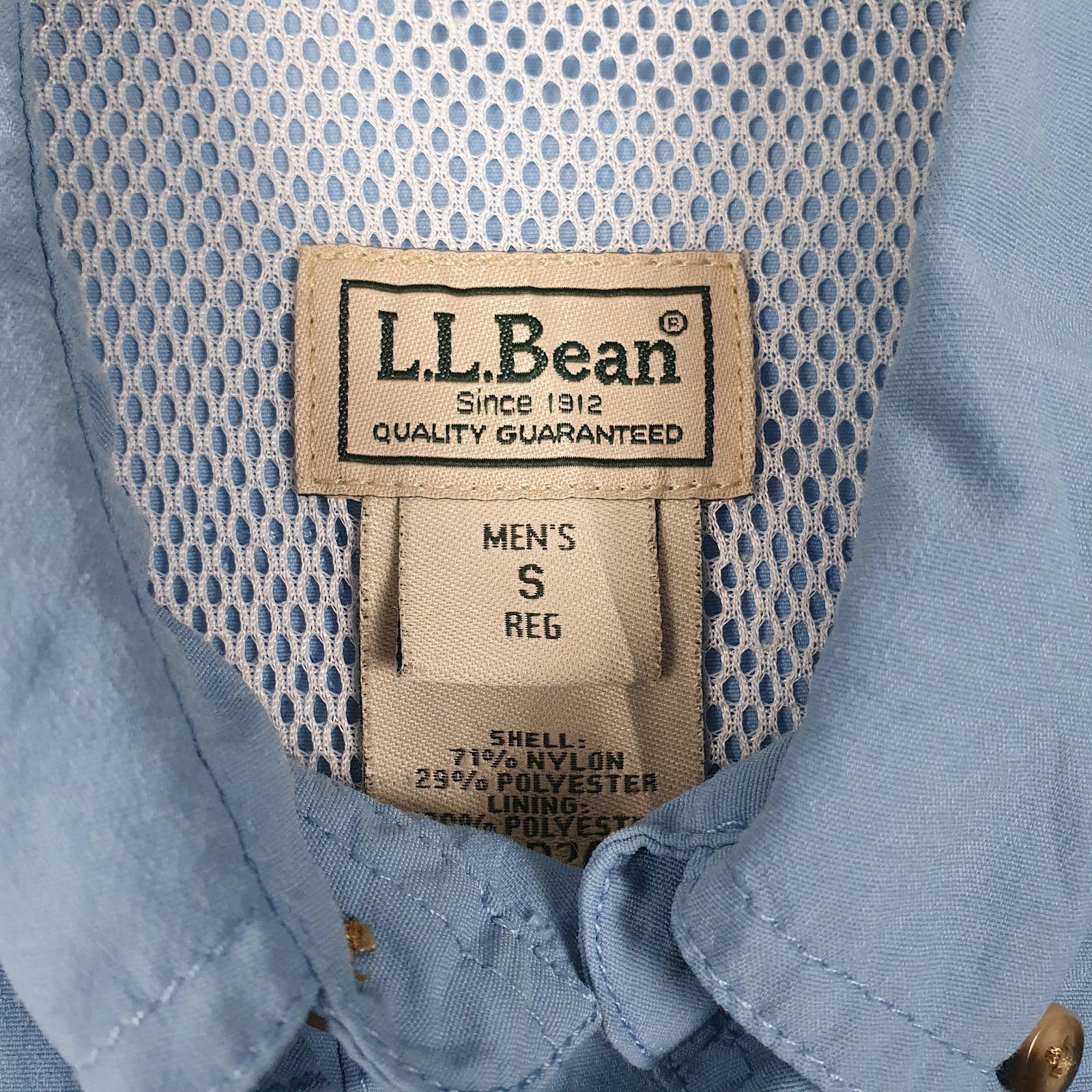Mens Blue L.L.Bean   Shirt