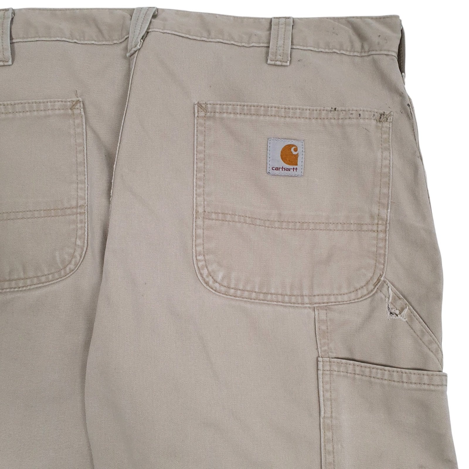 Mens Beige Carhartt Workwear B324 FDK  Trousers