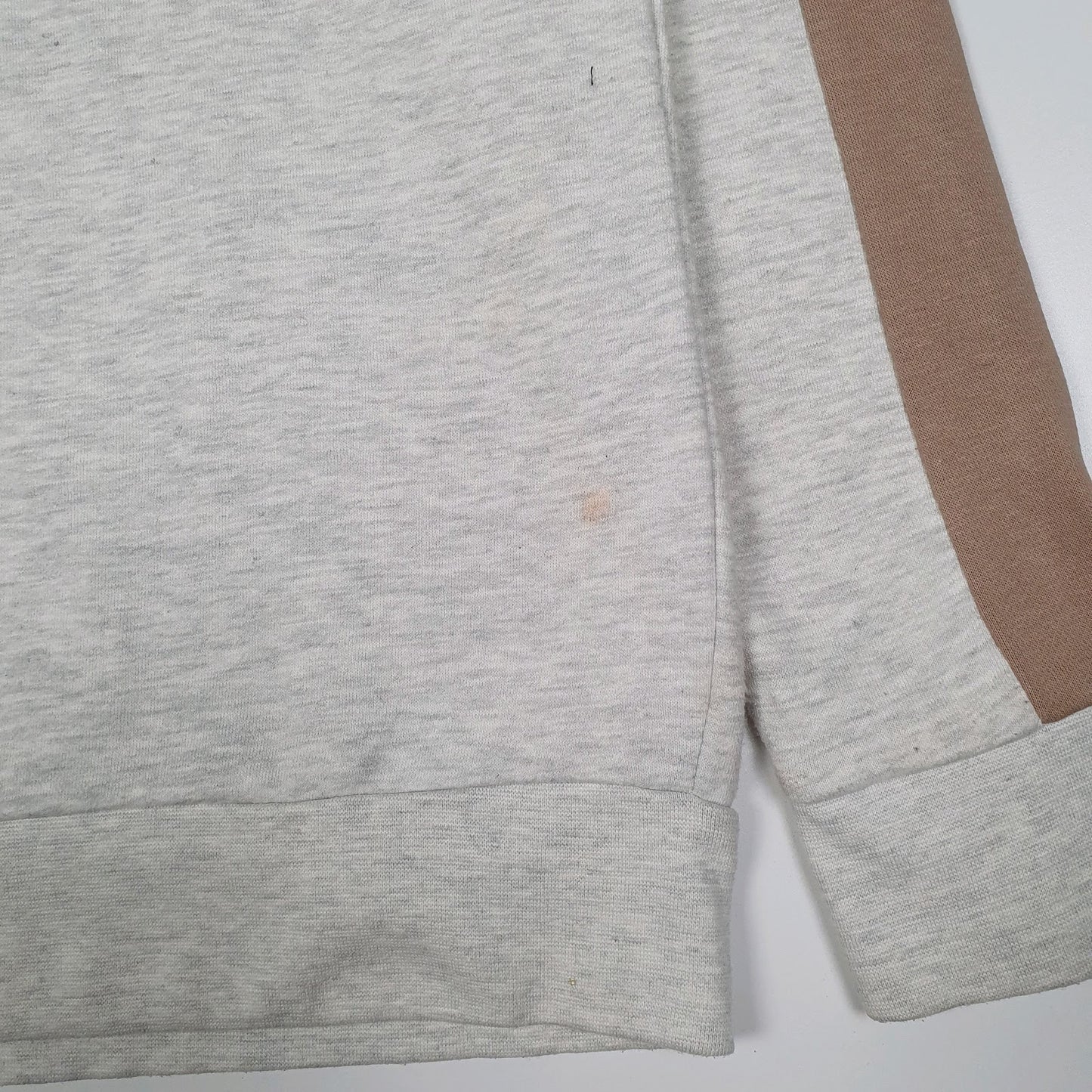 Mens Grey Champion  Quarter Zip Jumper