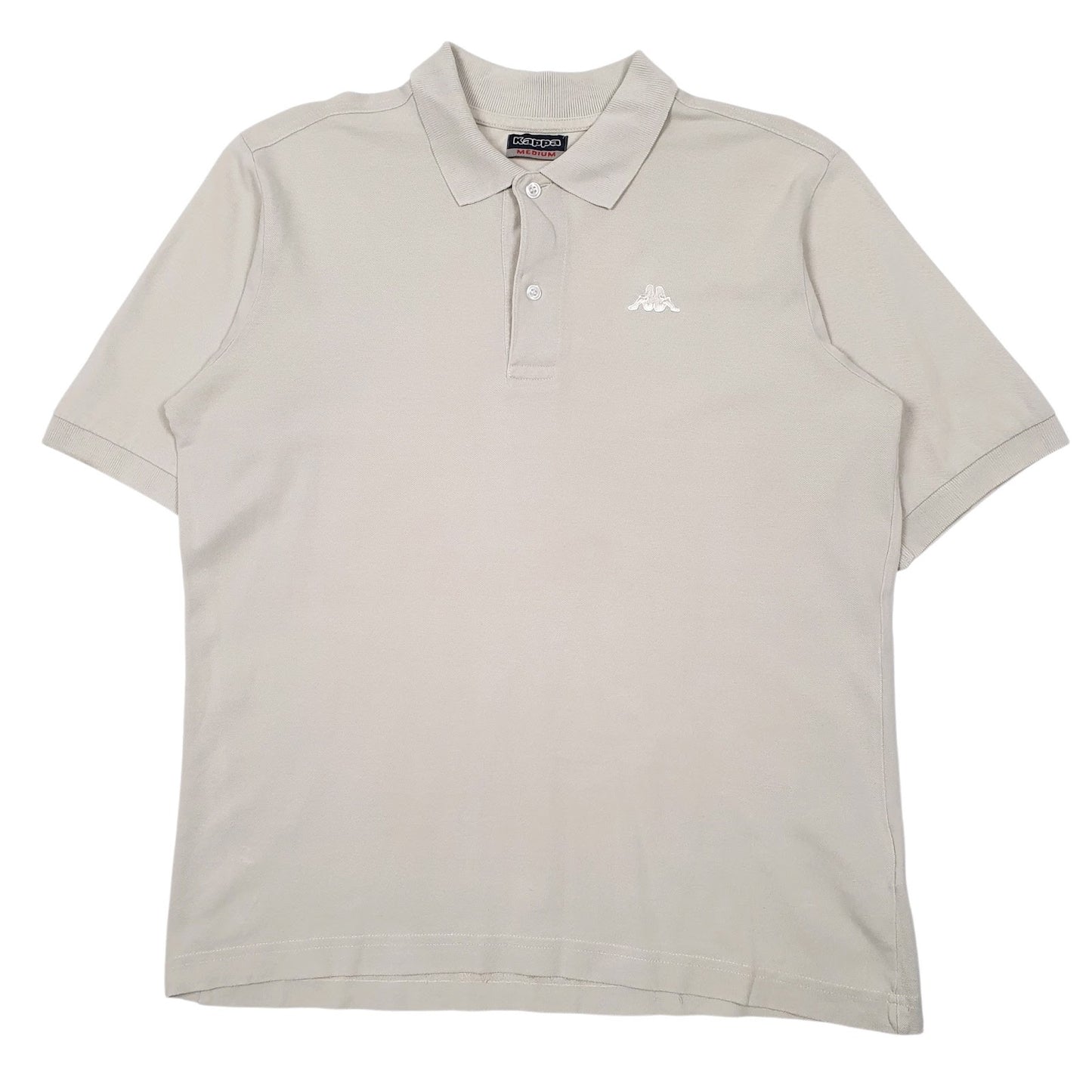 Mens Beige Kappa  Short Sleeve Polo Shirt