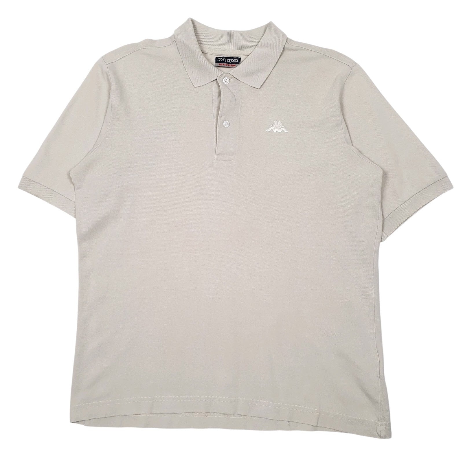 Mens Beige Kappa  Short Sleeve Polo Shirt