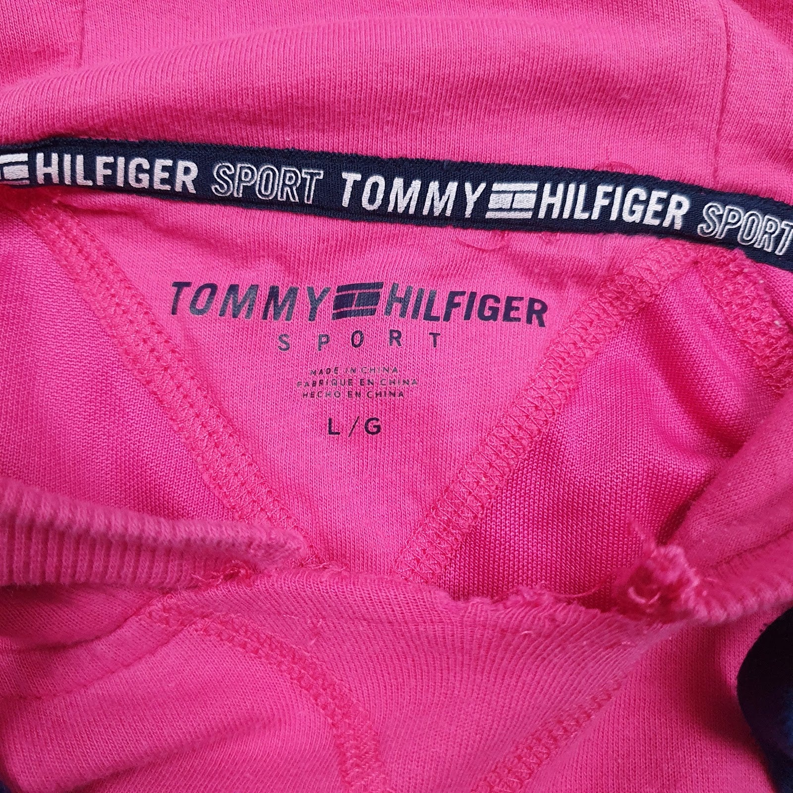 Womens Pink Tommy Hilfiger  Hoodie Jumper