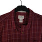 Mens Burgundy L.L.Bean   Shirt
