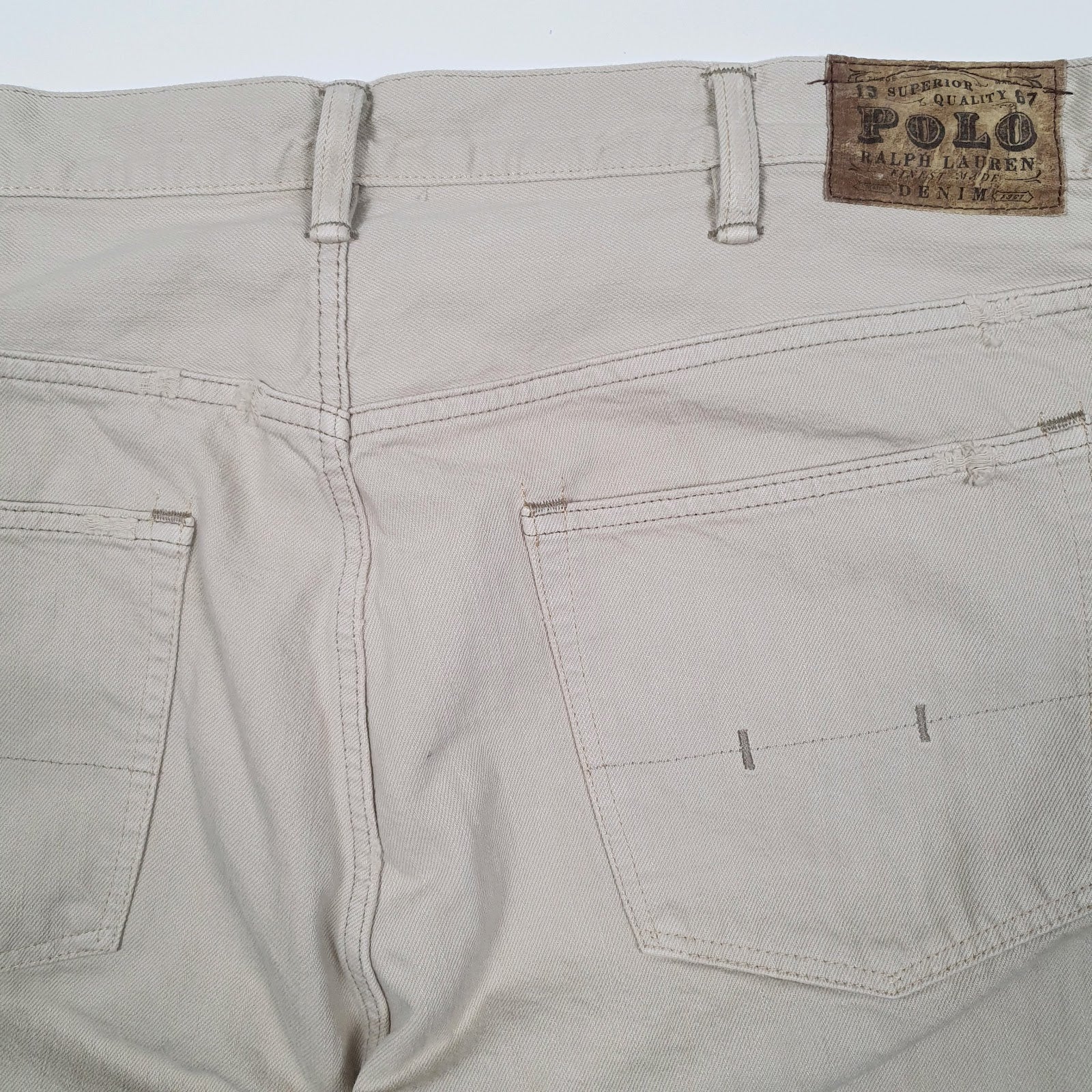 Mens Beige Polo Ralph Lauren   Jeans