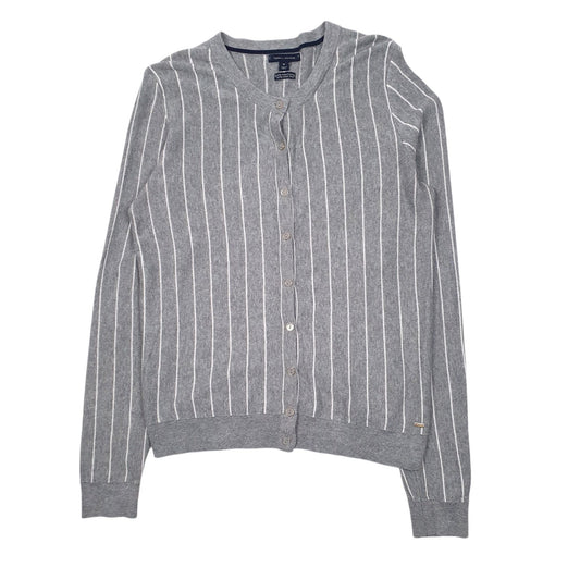 Womens Grey Tommy Hilfiger  Cardigan Jumper