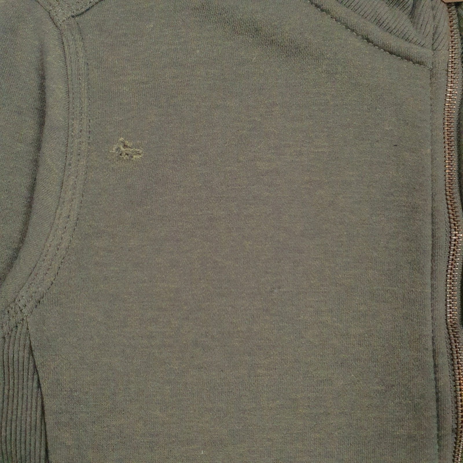 Womens Green Carhartt  Full Zip Jumper
