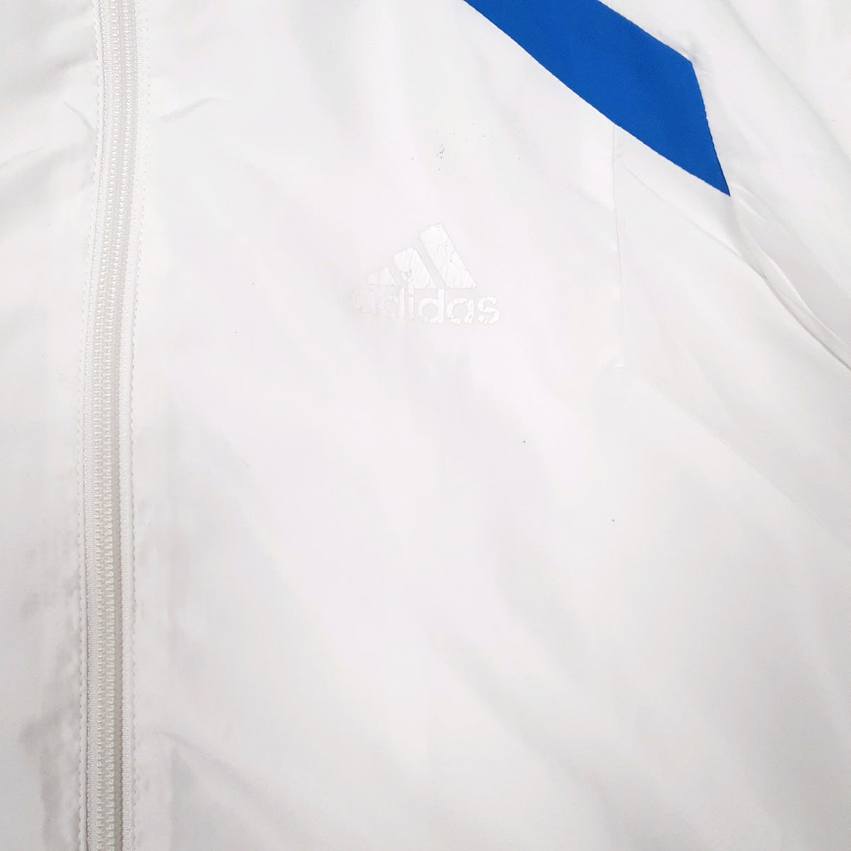 Mens White Adidas   Coat