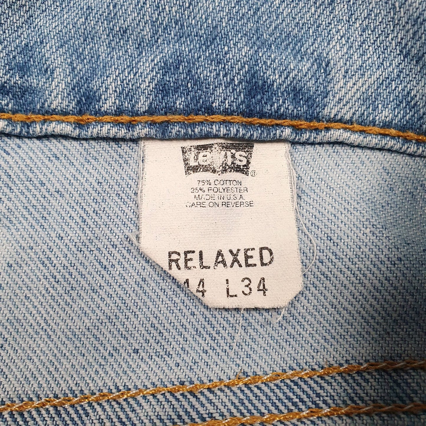 Mens Blue Levis Vintage 90s Made In USA  Jeans