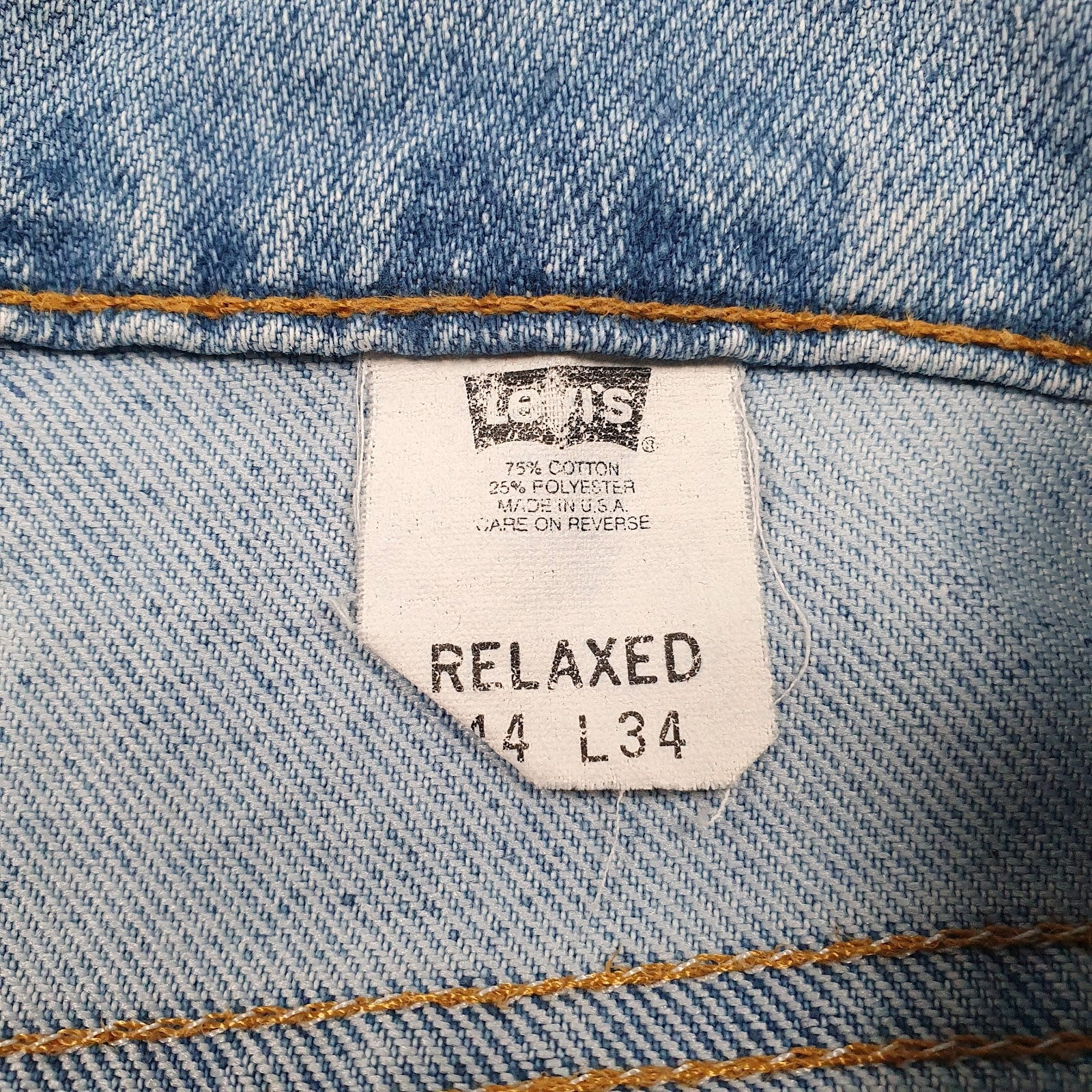 Mens Blue Levis Vintage 90s Made In USA  Jeans