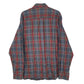 Mens Grey L.L.Bean Flannel  Shirt