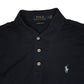Mens Navy Polo Ralph Lauren Custom Slim Fit Full Zip Polo Shirt