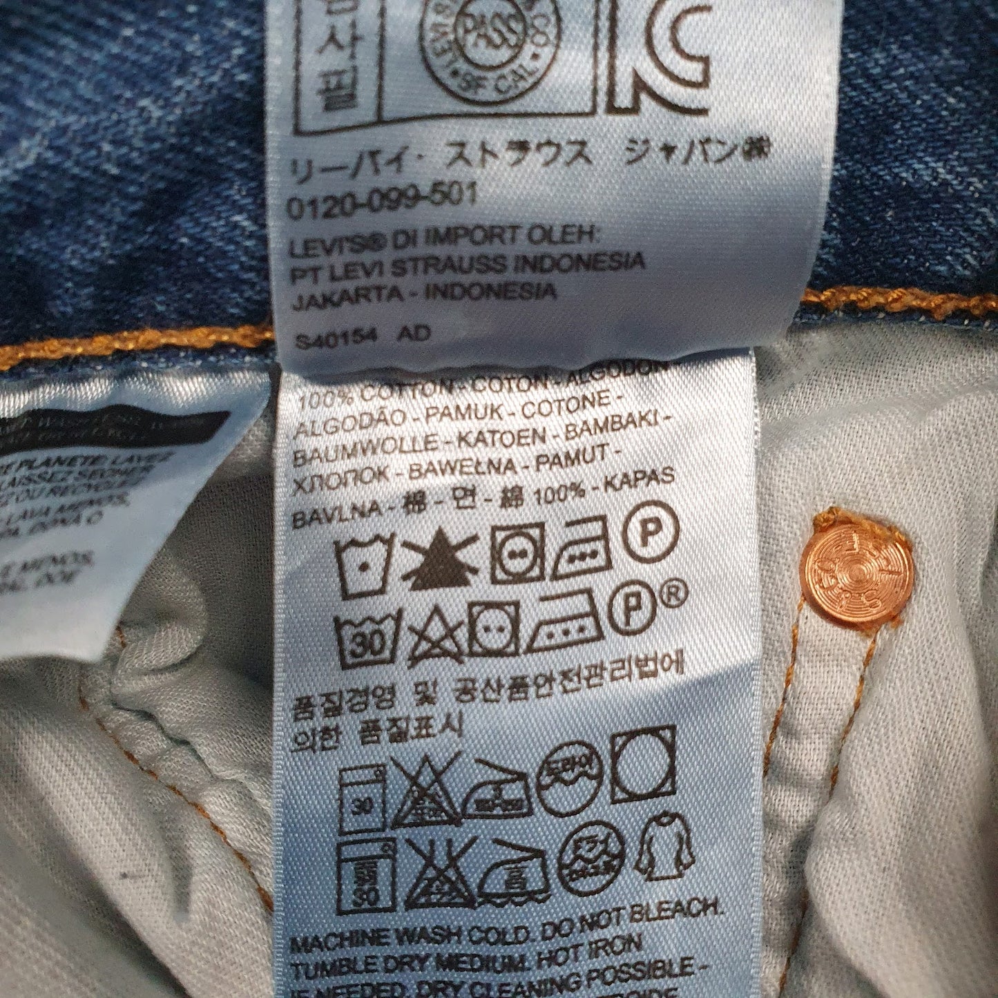 Mens Blue Levis   Jeans