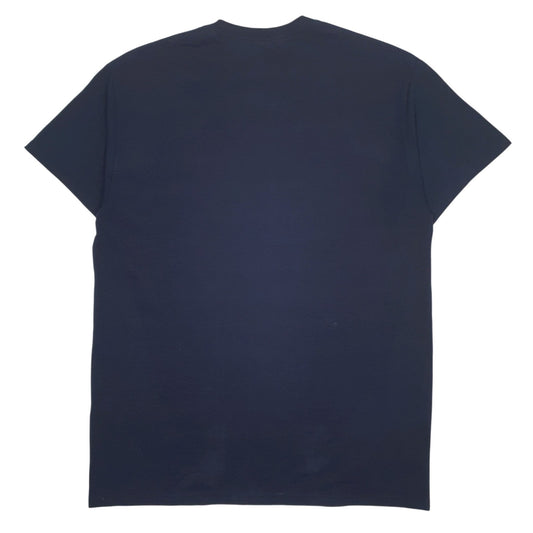 Mens Navy Gildan   T Shirt