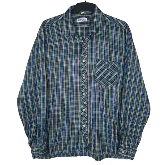 Mens Blue Rotterdam  Long Sleeve Shirt