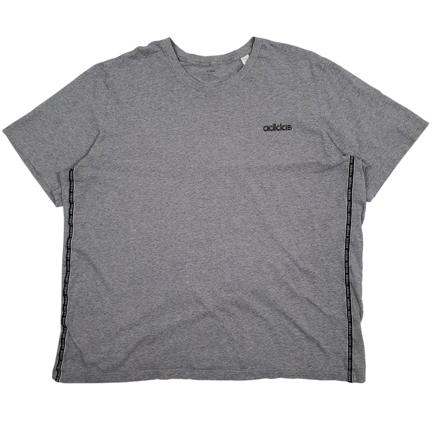 Mens Grey Adidas  Short Sleeve T Shirt