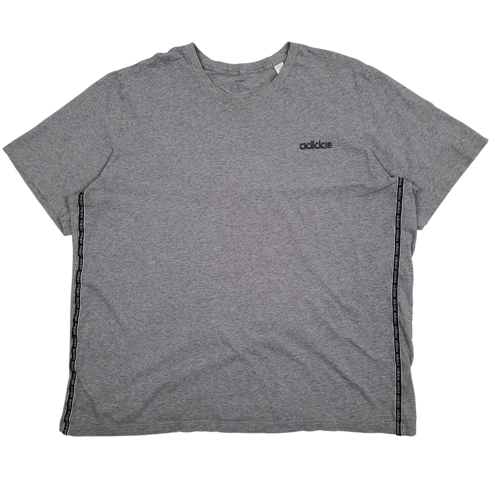 Mens Grey Adidas  Short Sleeve T Shirt