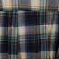 Mens Blue Eddie Bauer Heavyweight Plaid Flannel  Shirt