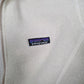 Womens White Patagonia Synchilla Arctic Hoodie Full Zip Jumper