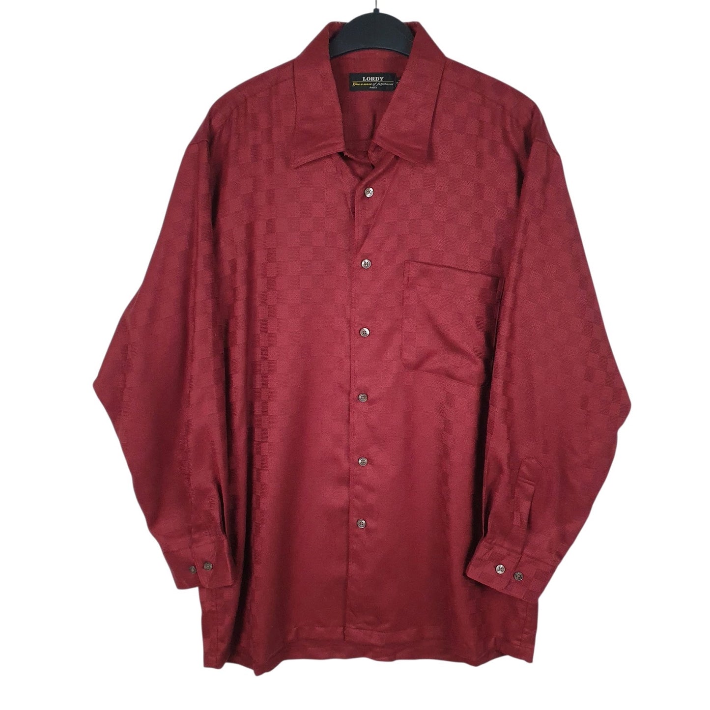 Mens Red Lordy  Long Sleeve Shirt