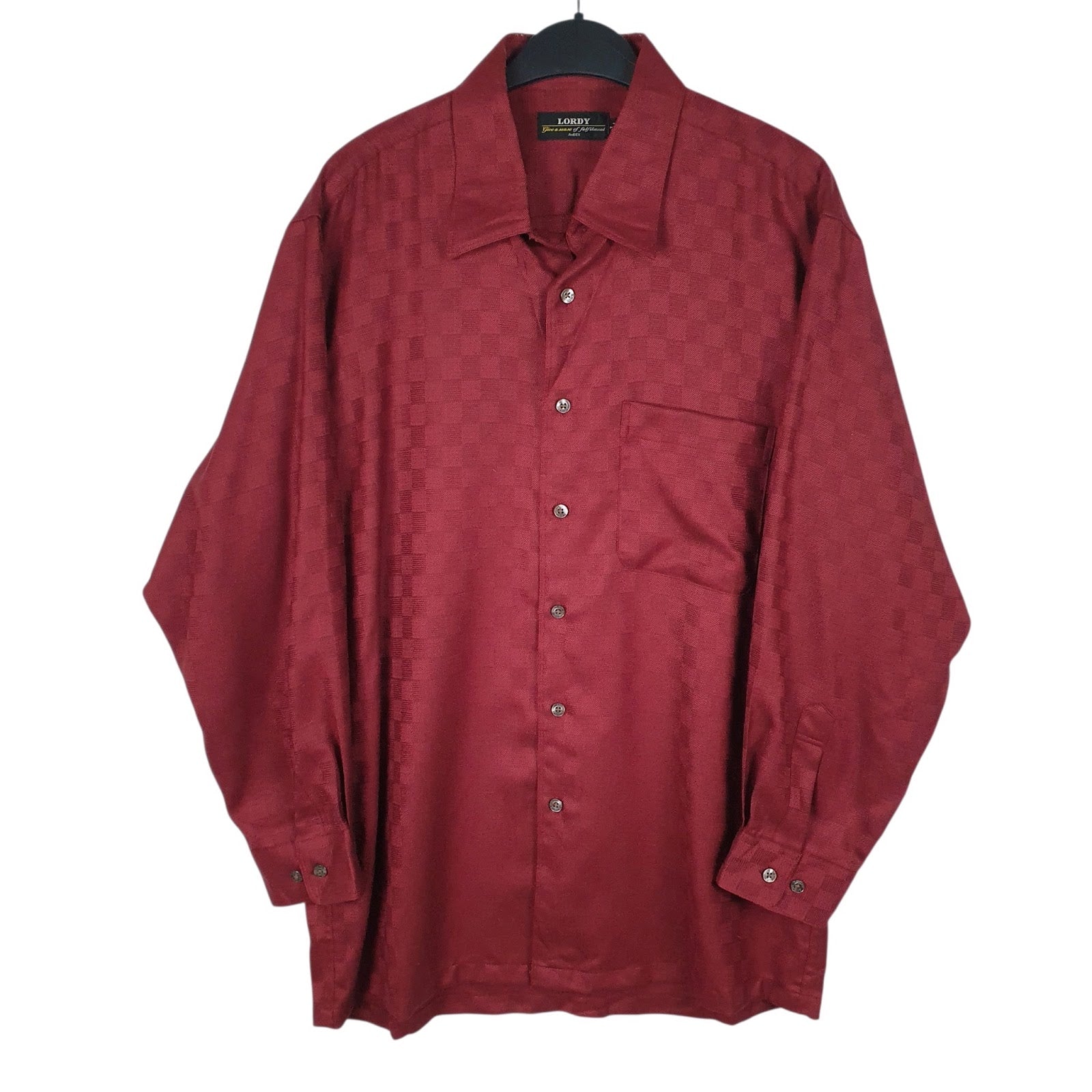 Mens Red Lordy  Long Sleeve Shirt