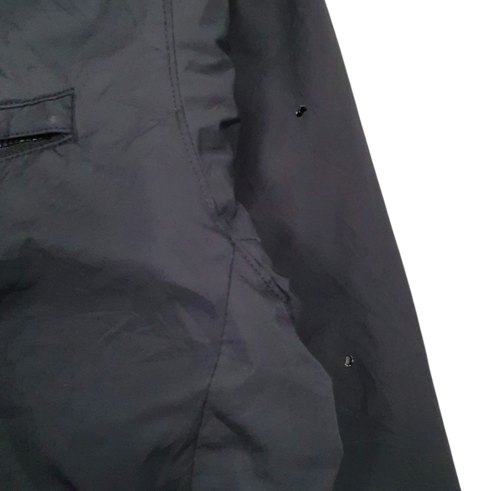 Mens Black Levis   Coat