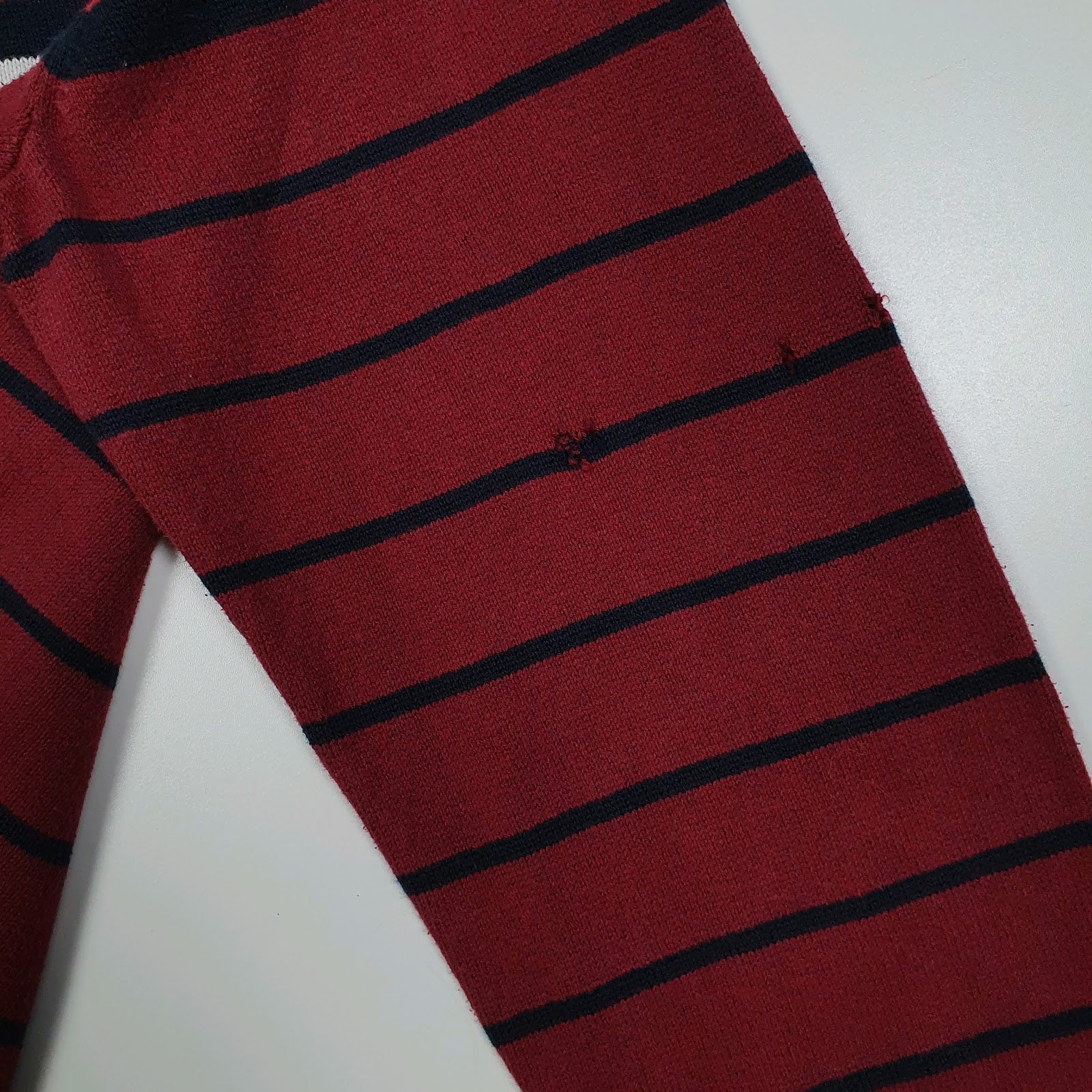 Mens Red Tommy Hilfiger  Crewneck Jumper