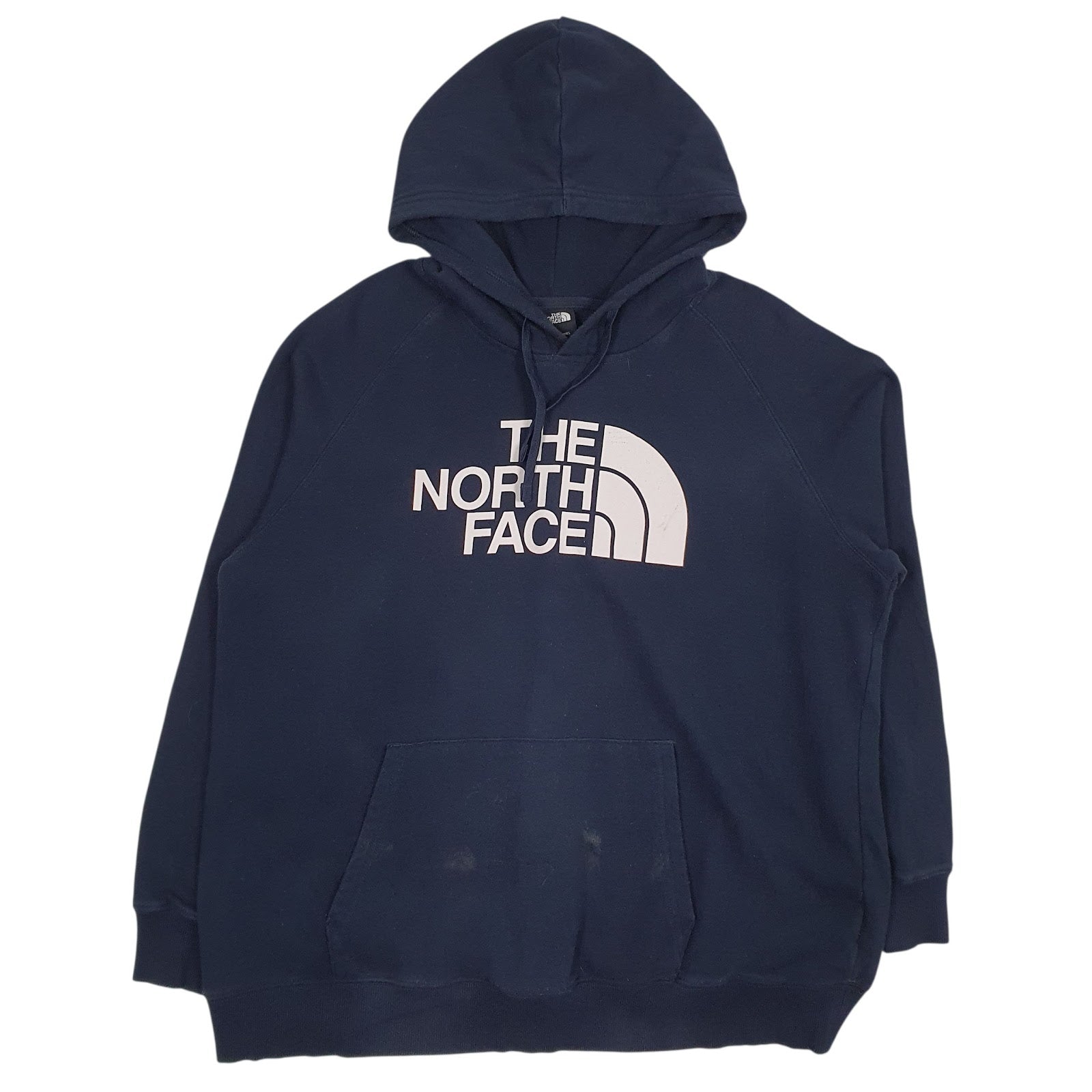 Womens Navy The North Face Spellout Hoodie Jumper