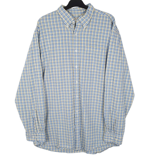 Mens Blue L.L.Bean  Long Sleeve Shirt